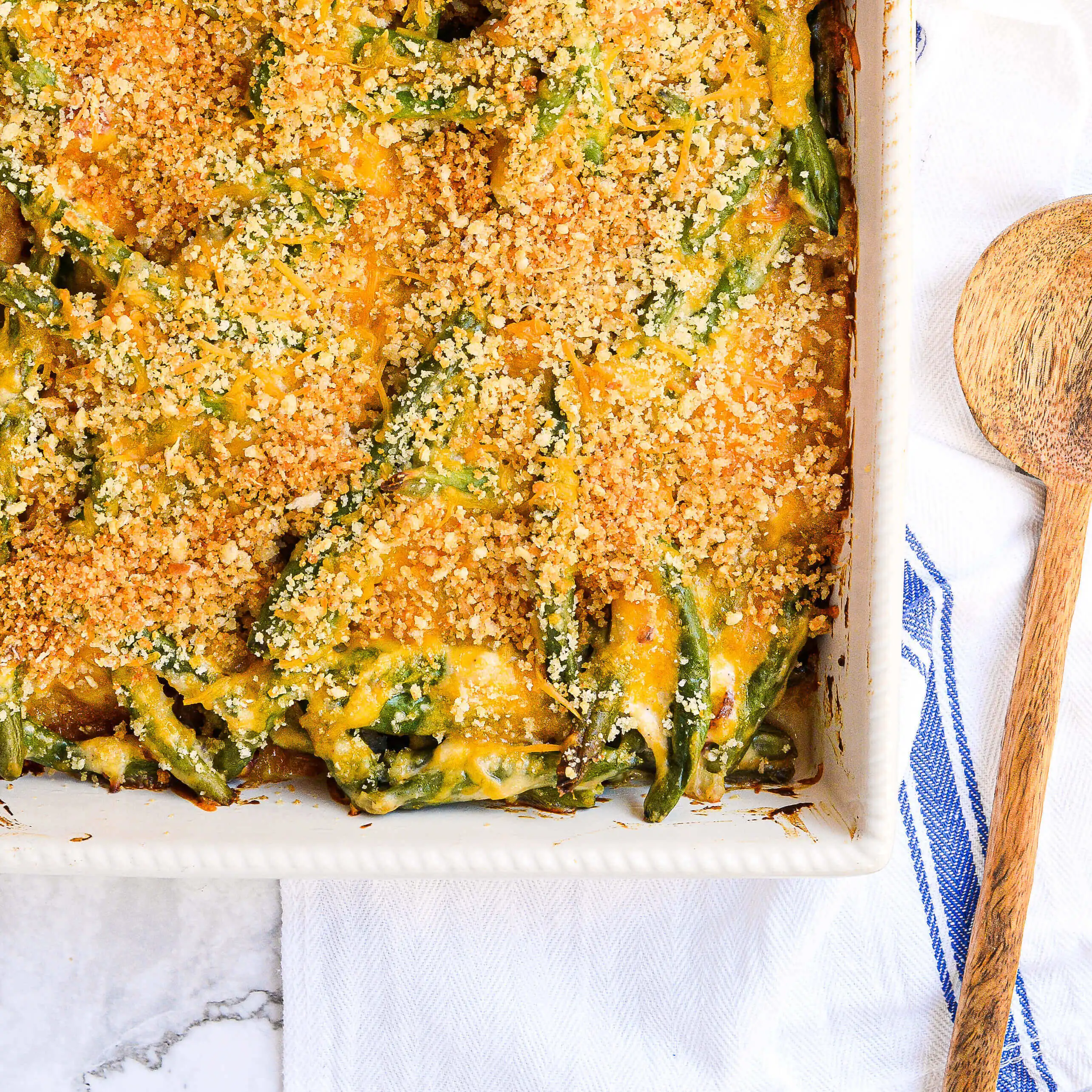 dressed up green bean casserole Ultimate Green Bean Casserole