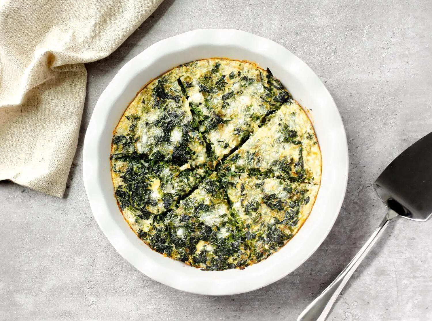 Crustless Spinach Quiche Recipe | U.S. Dairy