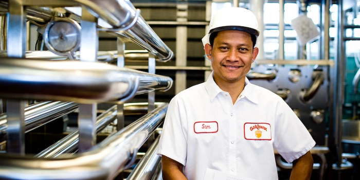 Milk processing plant