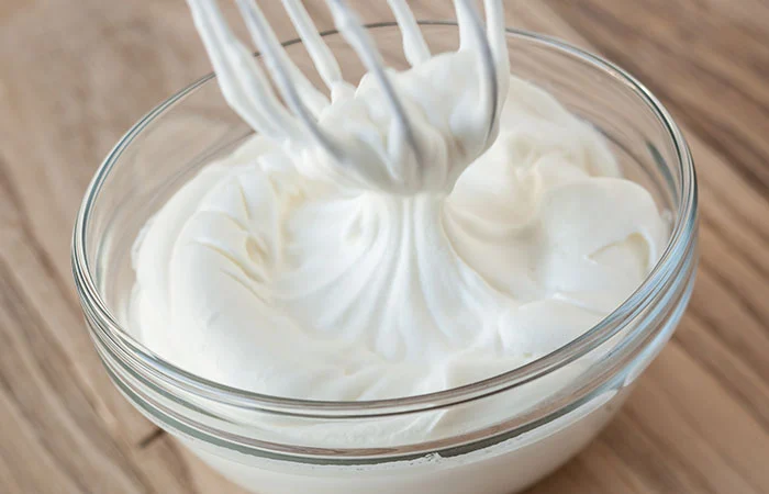 Types of cream - heavy