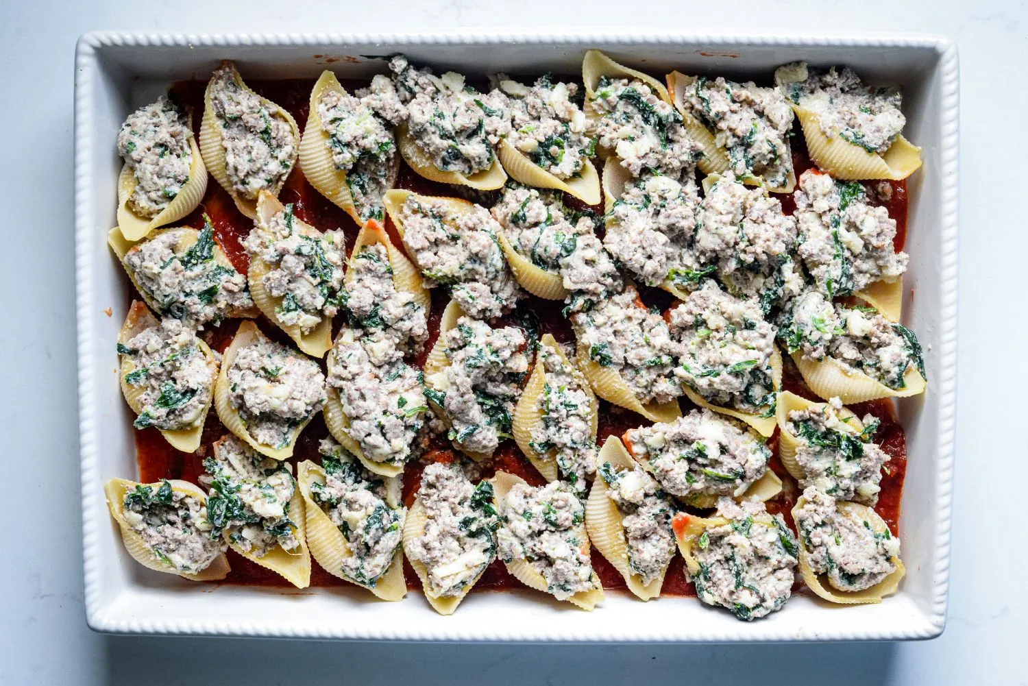 Jumbo Stuffed Shells with Meat Sauce | U.S. Dairy
